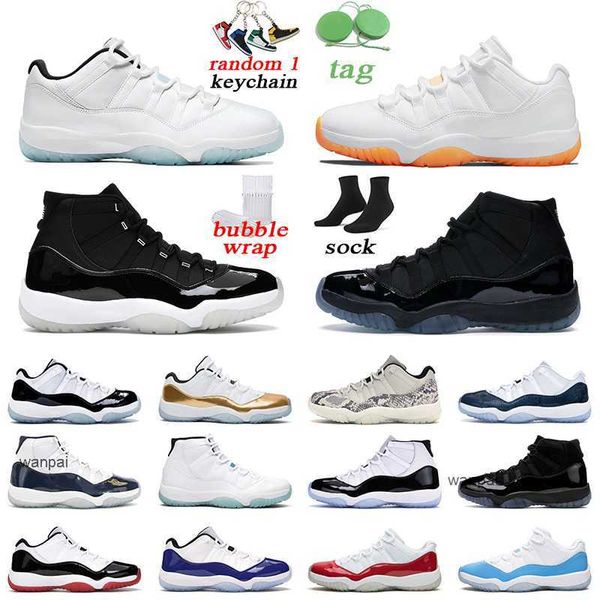 

11s low legend blue men women basketball shoes bright citrus concord bred unc outdoor mens trainer