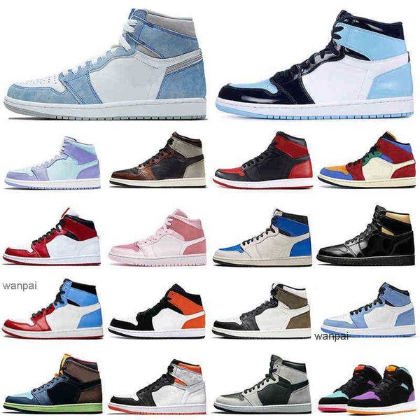 

lower price 1s men basketball shoes 1 university blue obsidian bred shadow digital pink women mens trainers sports sneakers dropshipping