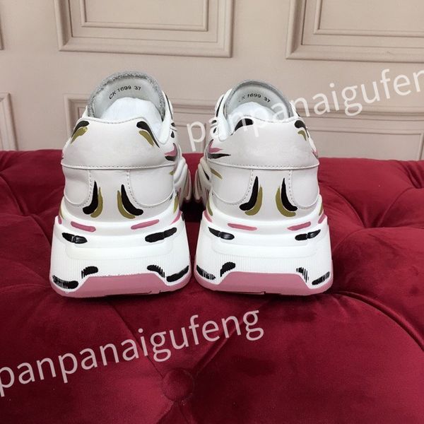 

2023 luxury designers shoes mens womens casual shoes genuine leather classic trainers couples sneakers 35-41, Black