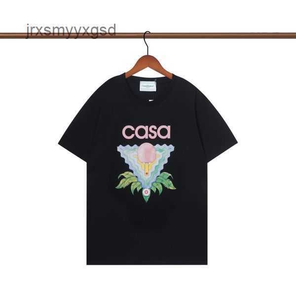 

casablanca fashion mens t shirt brand designer shirts cotton short sleeve trend street clothe casual round neck tshirt us size s-xxl 16 7umv, White;black