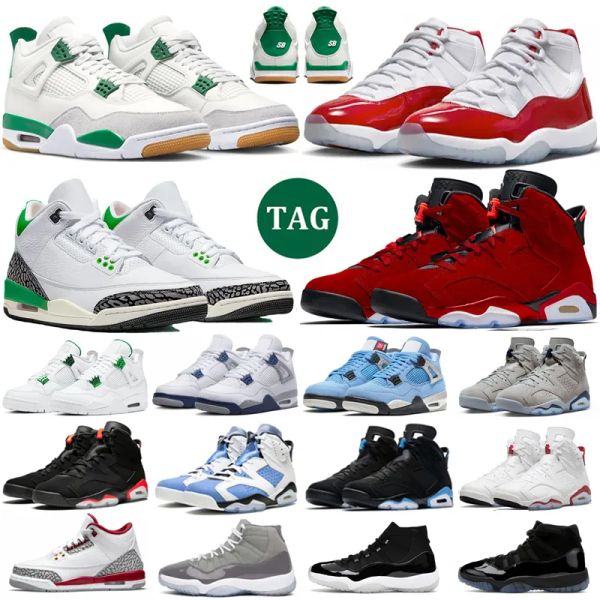 

jumpman 4s 11s 6s 3s men basketball shoes mens outdoors 6 11 pine green cherry red sneaker toro black infrared metallic silver cool grey tra