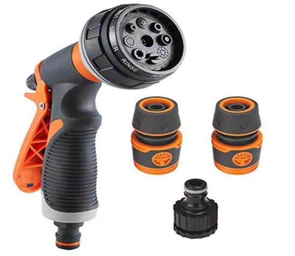 

garden hoses water gun hose nozzle mutifunctional household car washing high pressure sprinkler adjustable patterns sprinkle tools7418002