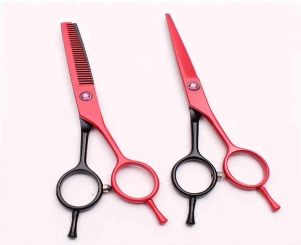 

55 inch 440c japan professional human dressing cutting shears thinning scissors hair styling tool1098780
