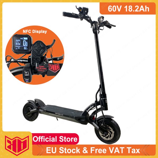 

original kaabo mantis 10 plus electric scooter kaabo nfc display 60v 18.2ah battery dual motor 2000w full oil hydraulic brake ipx5 waterproo