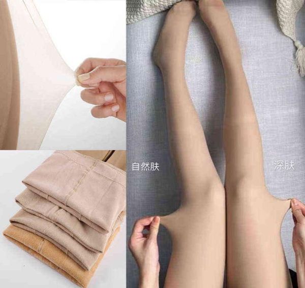 

socks bare artifact autumn and winter style plush thickened supernatural complexion thin bare leg feeling leggings jk pantyho2802988, Red;black
