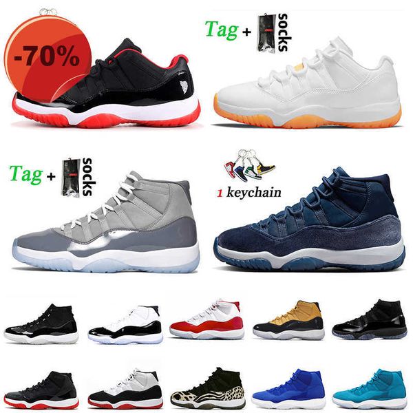 

sandals with box 2023 new jumpman 11 11s mens basketball shoes midnight navy retro sneakers high og bred cherry cool grey black yellow space