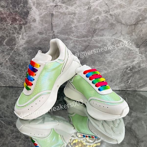 

2023new sneakers designer casual shoes classic do-old dirty shoe mid double height bottom trainers leather glitter golden men quality, Black