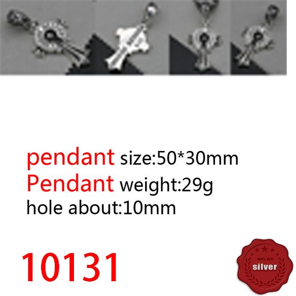 

10131 european and american pendant jewelry s925 sterling silver fashion personality punk hip-hop personality solid cross flower letter pend