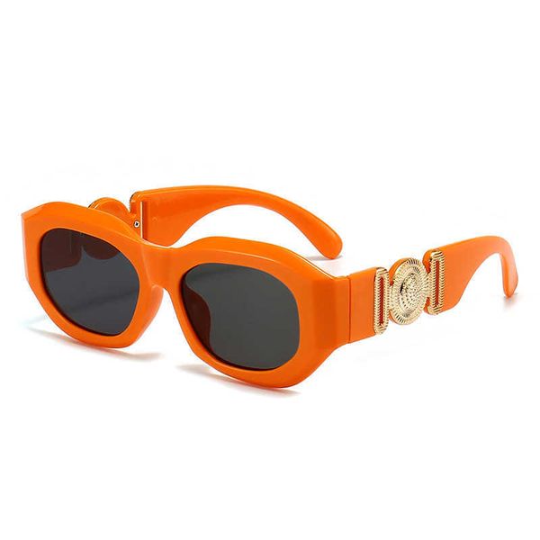 

head fashion personality polygon ins sunglasses for men and women, White;black