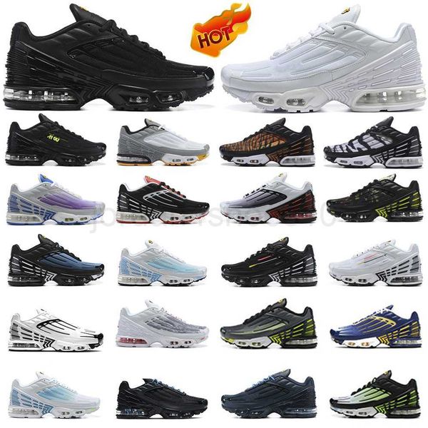 

tn plus 3 mens designer shoes sneakers triple white black iridescent graphy volt crimson obsidian neon graphy pack nebula men women trainers