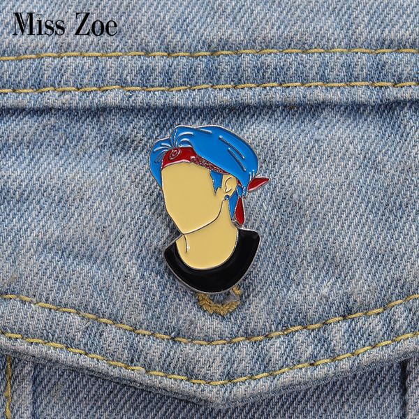 

kpop star enamel pins custom celebrity brooches lapel badges funny jewelry gift for fan friends, Gray
