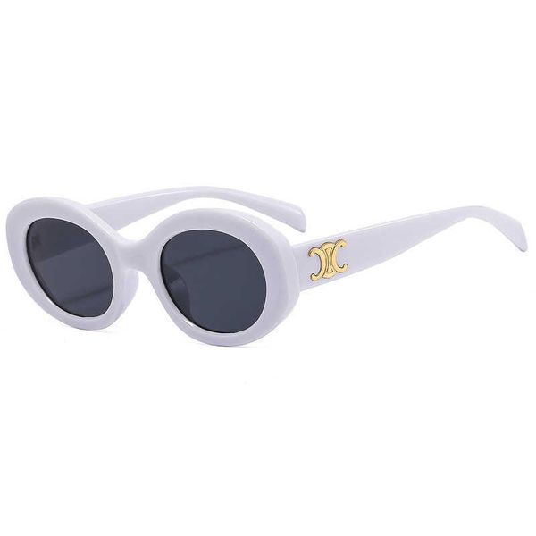 

cl's triumphal arch net red oval white sunglasses 3671, White;black
