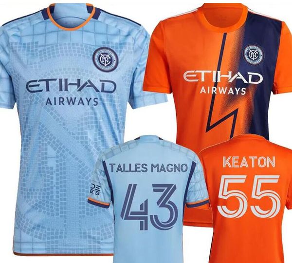 

2023 new york city home customized 8 lampard 7 david villa 10 moralez 15 mcnamara 21 pirlo 22 matarrita 28 mitrita thai quality soccer jerse, Black;yellow