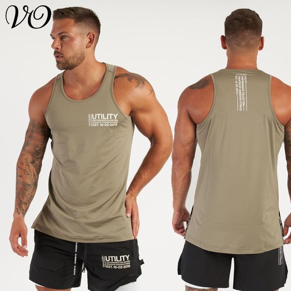 

mens tank fashion clothing men vest summer sports fitness cotton slim jogger gym running training bodybuilding basketball 230509, White;black