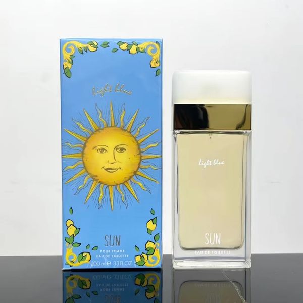 

luxury perfume bottle for men and women 100ml dg light blue sunshine summer perfume floral long lasting luxury perfume spray ing