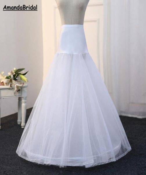 

amandabridal long aline wedding bridal gown dress petticoat underskirt crinoline wedding accessories jupon anagua enaguas novia3866175, White