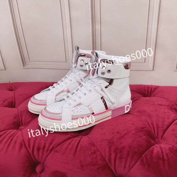 

casual shoes designer italy for mens women sneaker leather embroidered stripes white shoe flat platform walking sports trainers, Black
