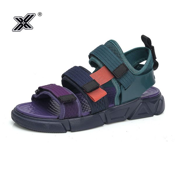 

sandals x brand fashion colorful weaving mens outdoor beach comfortable men casual retro summer shoes flats 230508, Black