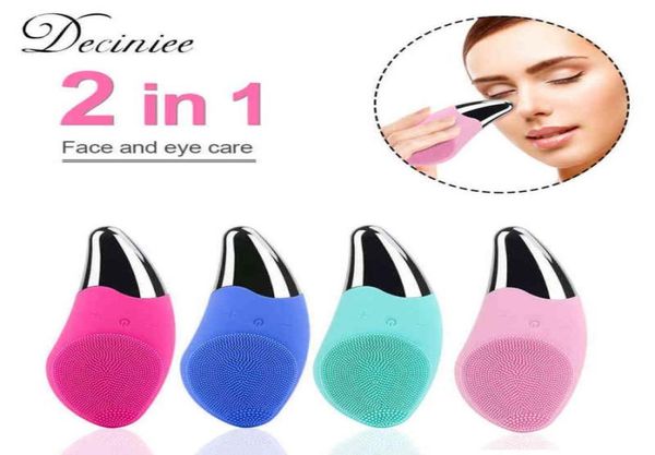 

6 modes electric facial cleansing brush 2 in 1 silicone massage chargeable face body cleaner deep skin cleaning tool 2205127746986