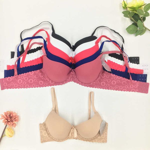 

women's bra 2021 mixed color mix size new style breathable full cup underwear women, Red;black