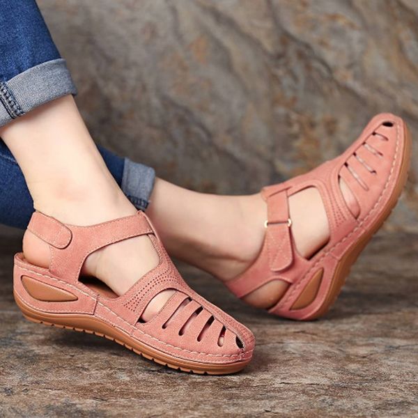 

sandals women sandals summer shoes woman plus size 44 heels sandals for wedges chaussure femme casual gladiator platform shoes talon 230509, Black