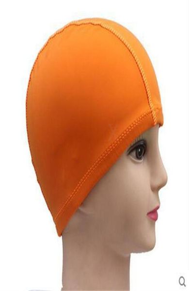 

simple beach swimming cap fashion ladies swimming cap various colors abju34421013