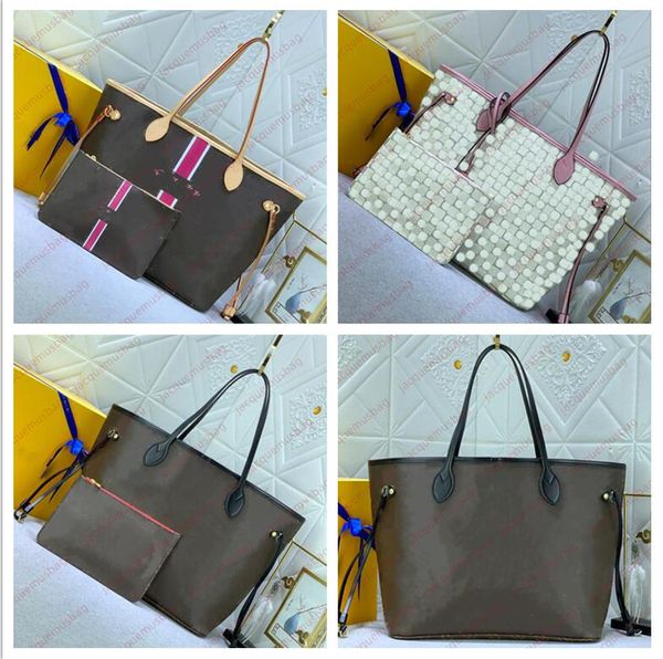 

designer nf bag handbag tote 2-pc composite package women clutch bags shoulder crossbody underarm wallet beach pochette messenger hobo purse