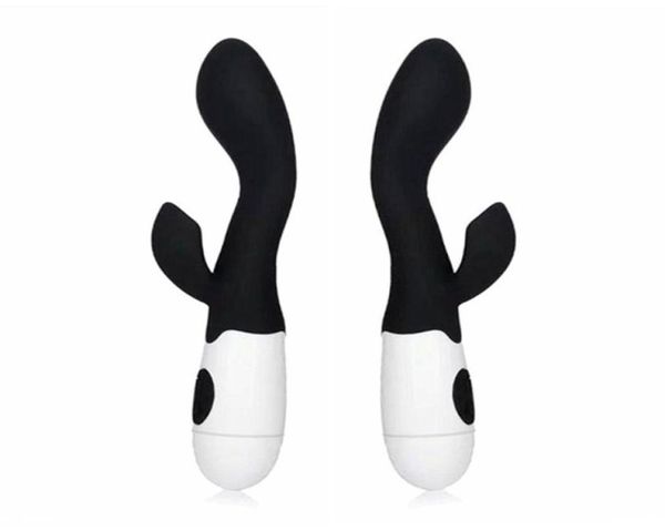 

toy massager black vibrators 30 speeds dual vibration g spot clit stimulator toys av stick for woman lady products5531302