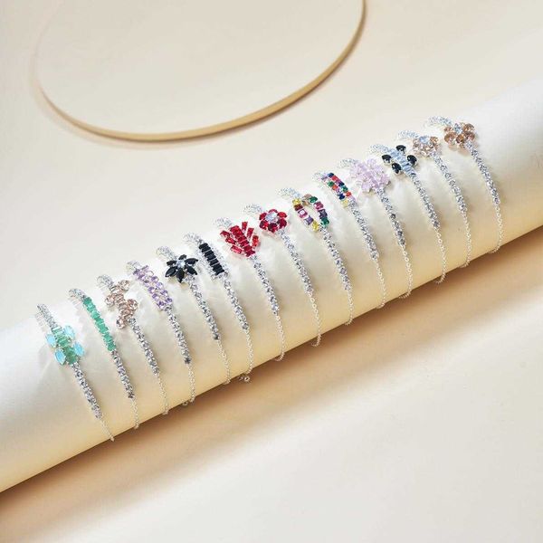 

style silver bracelet womens wear all match jewelry simple elegant, Golden;silver