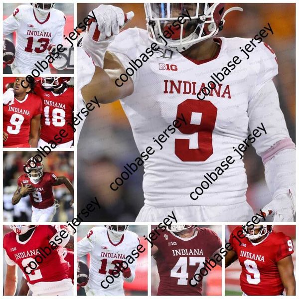 

football jerseys ncaa indiana hoosiers football michael penix jr. jersey jack tuttle stephen carr micah mcfadden d.j. matthews jr miles mars, Black;red