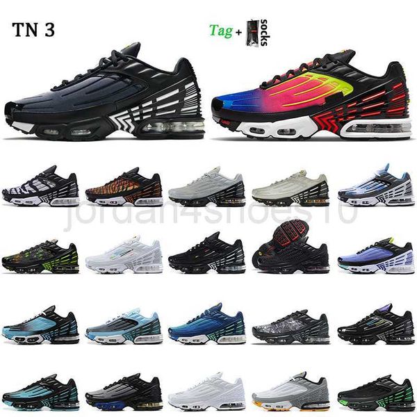 

tn3 mesh triple black tn plus 3 women mens running shoes fashion tuned iii obsidian rainbow multi-white ghost green aqua laser blue 2.5