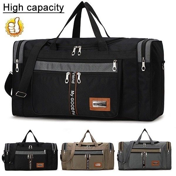 

duffel bags oxford travel bag handbags large capacity carry on luggage bags men women shoulder outdoor tote weekend waterproof bag 230509