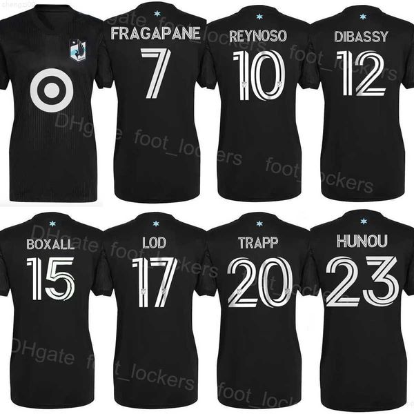 

minnesota united fc 22 23 soccer jersey 33 kervin arriaga 7 franco fragapane 9 luis amarilla 16 tani oluwaseyi 21 bongokuhle hlongwane 28 me, Black;yellow