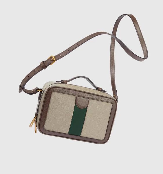 

739392 ophidia small shoulder bags camera bag 2 colors beige grey canvas leather with long strap handle women designer crossbody bag classic