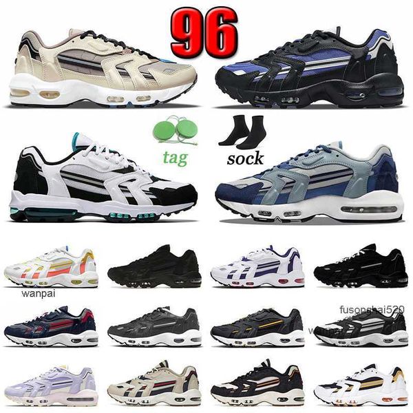 

96 96s ii 2.0 trainers running shoes blackened blue slate batman persian violet mystic teal grape ice men women sports sneakers black