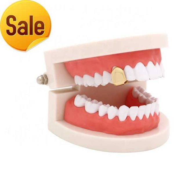 

hiphop men gold single tooth grillz bottom grill gold teeth jewelry, Silver