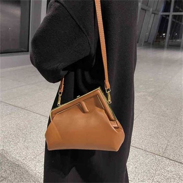 

handbag designer style 2023 metal clip buckle personalized simple and