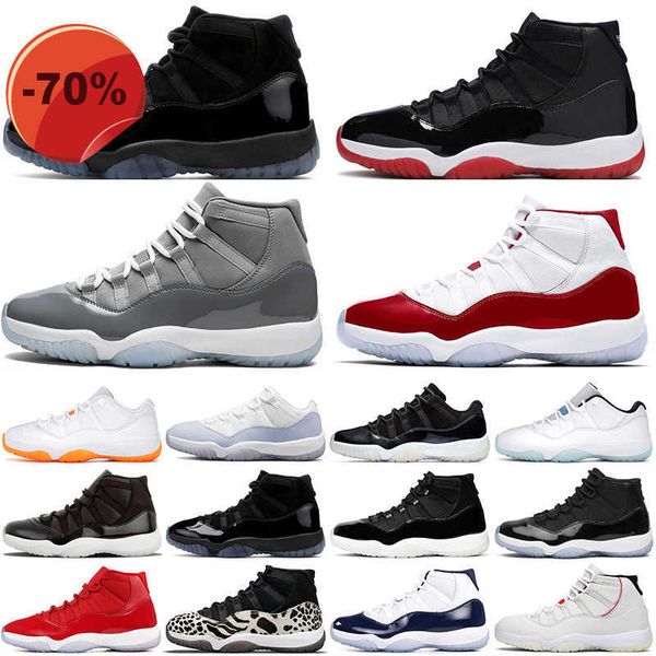 

sandals with box jumpman 11s basketball shoes 11 men women animal instinct cool grey citrus 25th anniversary concord legend blue cherry mens, Black