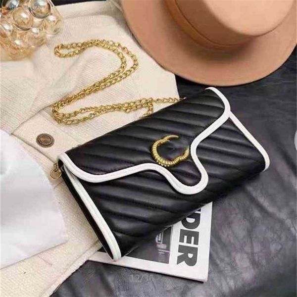 

handbag designer style 2023 flip type color matching twill in
