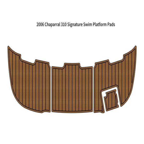 

2006 chaparral 310 signature swim platform boat eva foam teak deck floor pad mat