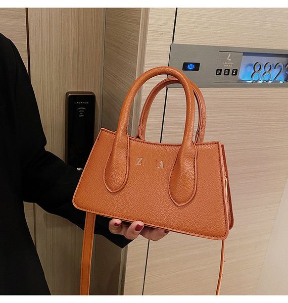 

brand day packs z family cross border bags new ins fashion litchi pattern cambridge bag light luxury handheld one shoulder bag