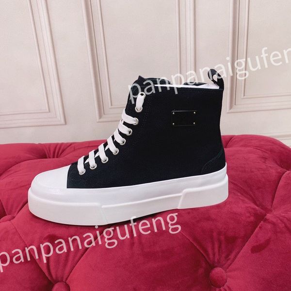 

casual shoes leather sneaker designer men women fashion sneakers with mens trainers, Black