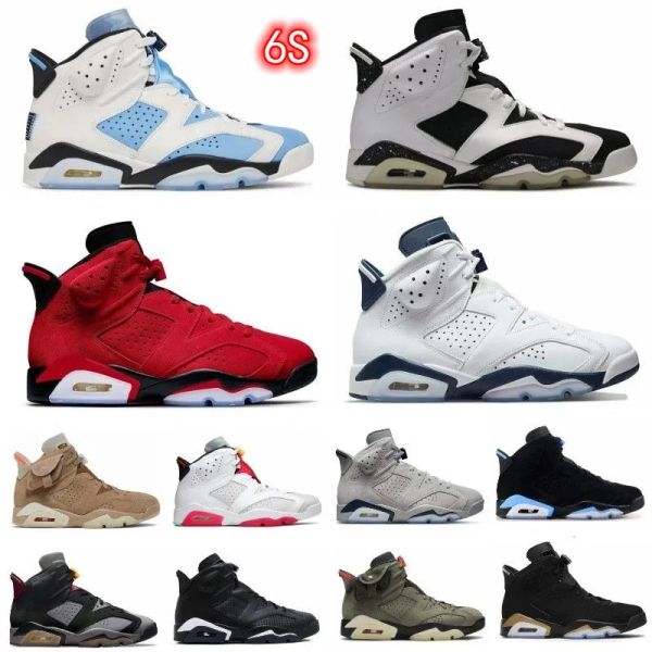 

6 6s jumpman men designers basketball shoes midnight navy georgetown maroon british khaki black infrared unc white red oreo electric green c
