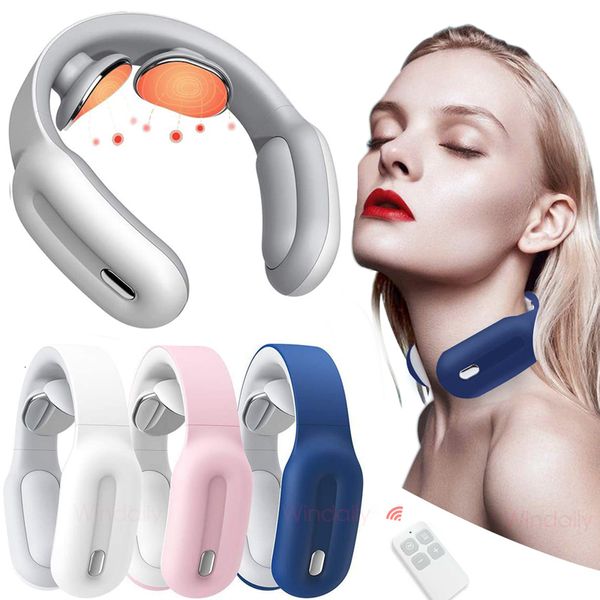 

other massage items intelligent neck r with heat cordless 3 modes 15 levels smart electric pulse rechargeable for pain relief 230508