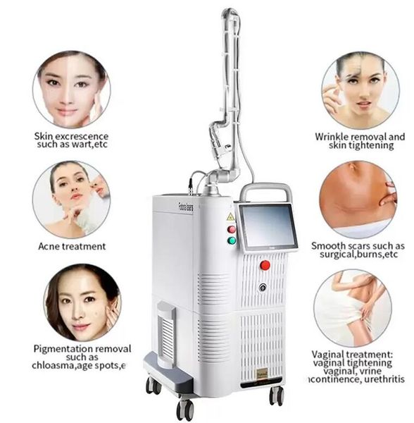 

powerful 60w scar removal skin tighten stretch markets removal vginal tighten mole removal fractional laser co2 fractional laser beauty mach, Black