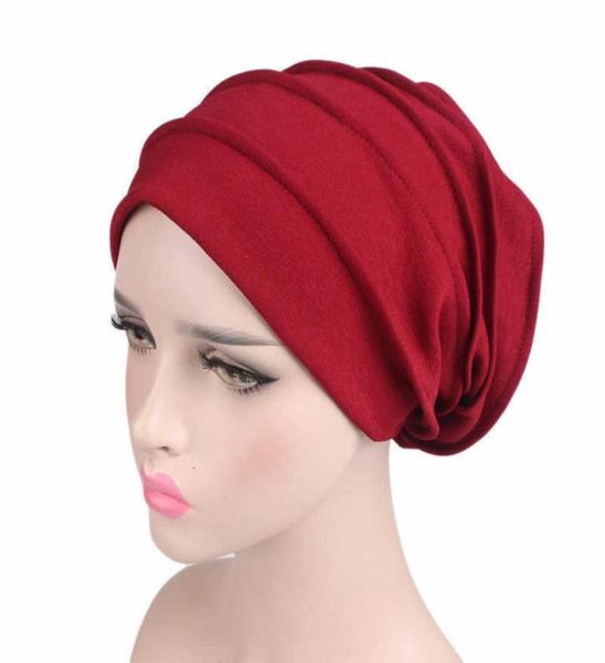 

women breathe hat new women039s hijabs turban elastic cloth head cap hat ladies hair plain muslim scarf cap whole x08039451065, Blue;gray