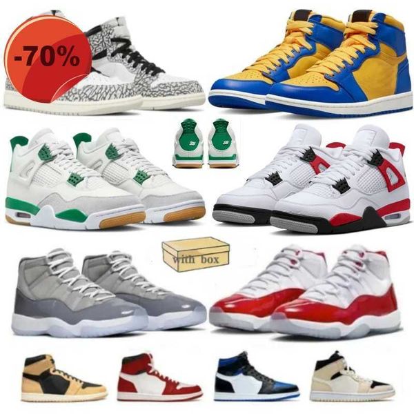 

sandals with box white cement basketball shoes 1s lost found true university blue 4s black canvas stage haze 1s rebellionaire 4 military bla