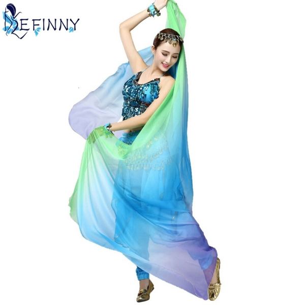 

sarongs novelty gradient veil shawl face shawl wrap scarf fashion women dance belly bollywood costume silk-like belly dancing 230509, Blue;gray