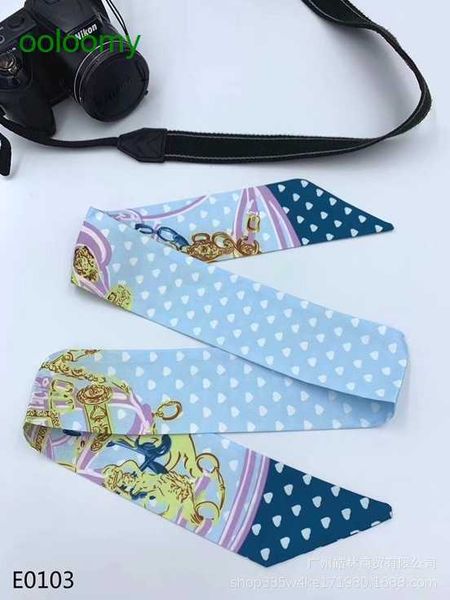 

hemres designer cravat scarf binding bag handle twill narrow small strip temperament hair strap versatile decorative ribbon 1wr1, Black;purple