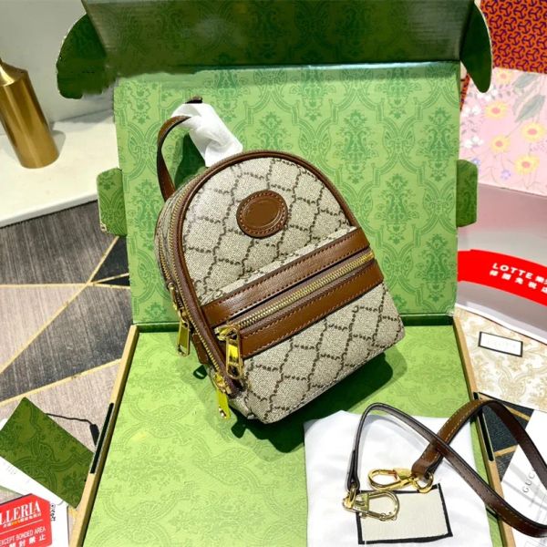 

briefcases mini backpack designer handbag women shoulder bag multi-function bag with interlocking g